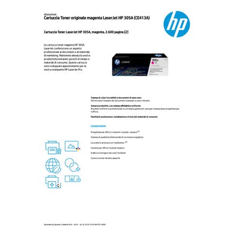 Toner 305A HP magenta  CE413A